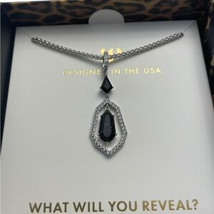 Bomb Party Be Untamed Collection  “Weight Of Want”  Rhodium/Onyx Sandstone NIB